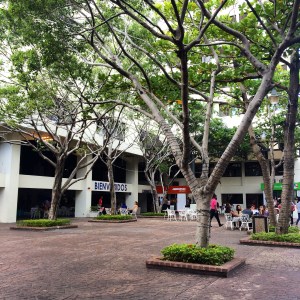 UNIBE's courtyard.