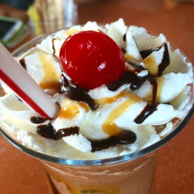 Caramel Chocolate Milkshake