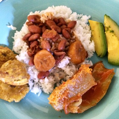 Traditional Dominican Meal