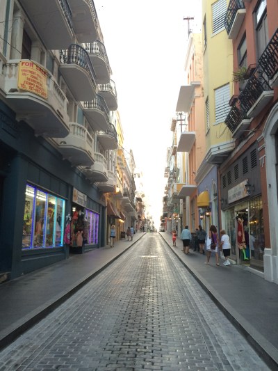 The streets of Viejo San Juan