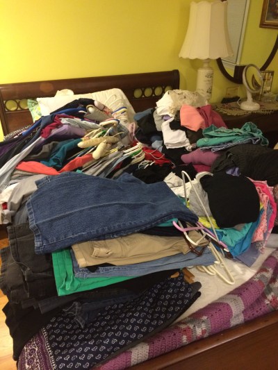 In the midst of decluttering