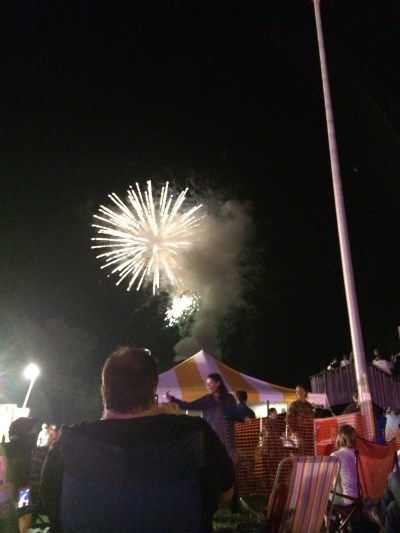 Fireworks at the Margaretville Carnival