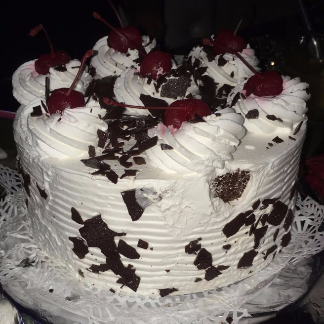 Chocolate birthday cake